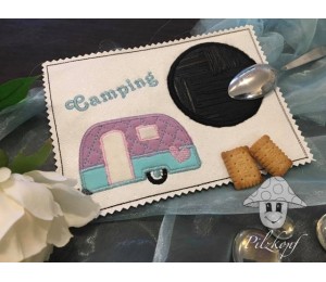 Stickserie - Camping incl. Anhänger & ITH Tasche & Wimpel